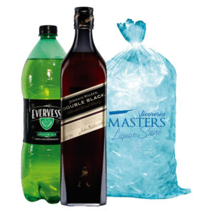 JW-Double BLack + Evervess 1.5L + Hielo 1.5kg