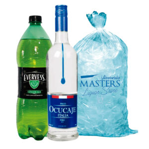 Ocucaje Italia + Evervess 1.5L + Hielo 1.5kg