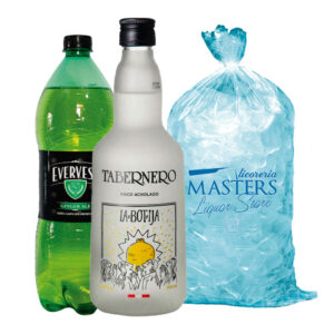 Tabernero Acholado + Evervess 1.5L + Hielo 1.5kg